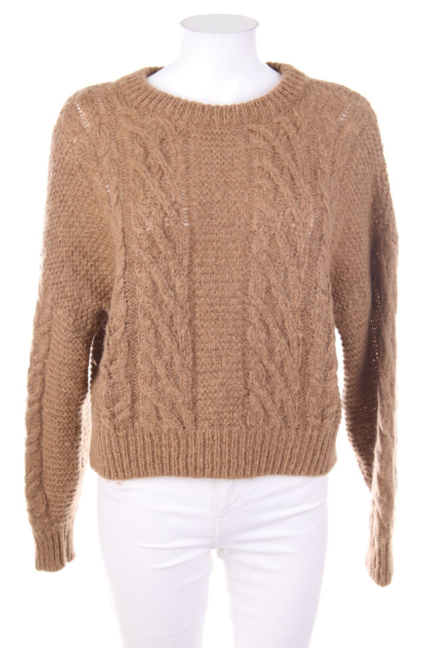 KOOKAI - Strick-Pullover aus Mohair-Mix mit Zopf-Muster - D 32
