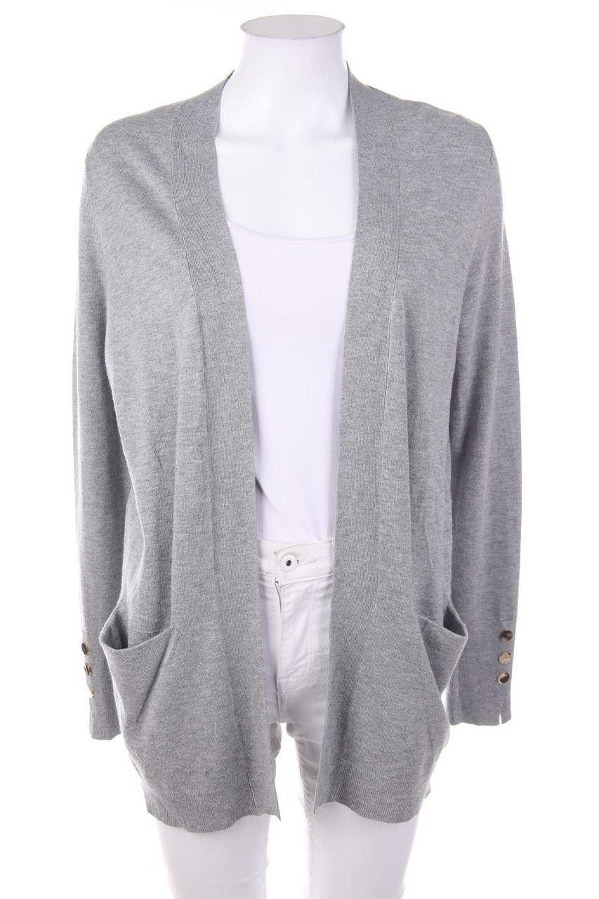 CAMAÏEU - Cardigan mit Wasserfall-Ausschnitt - M