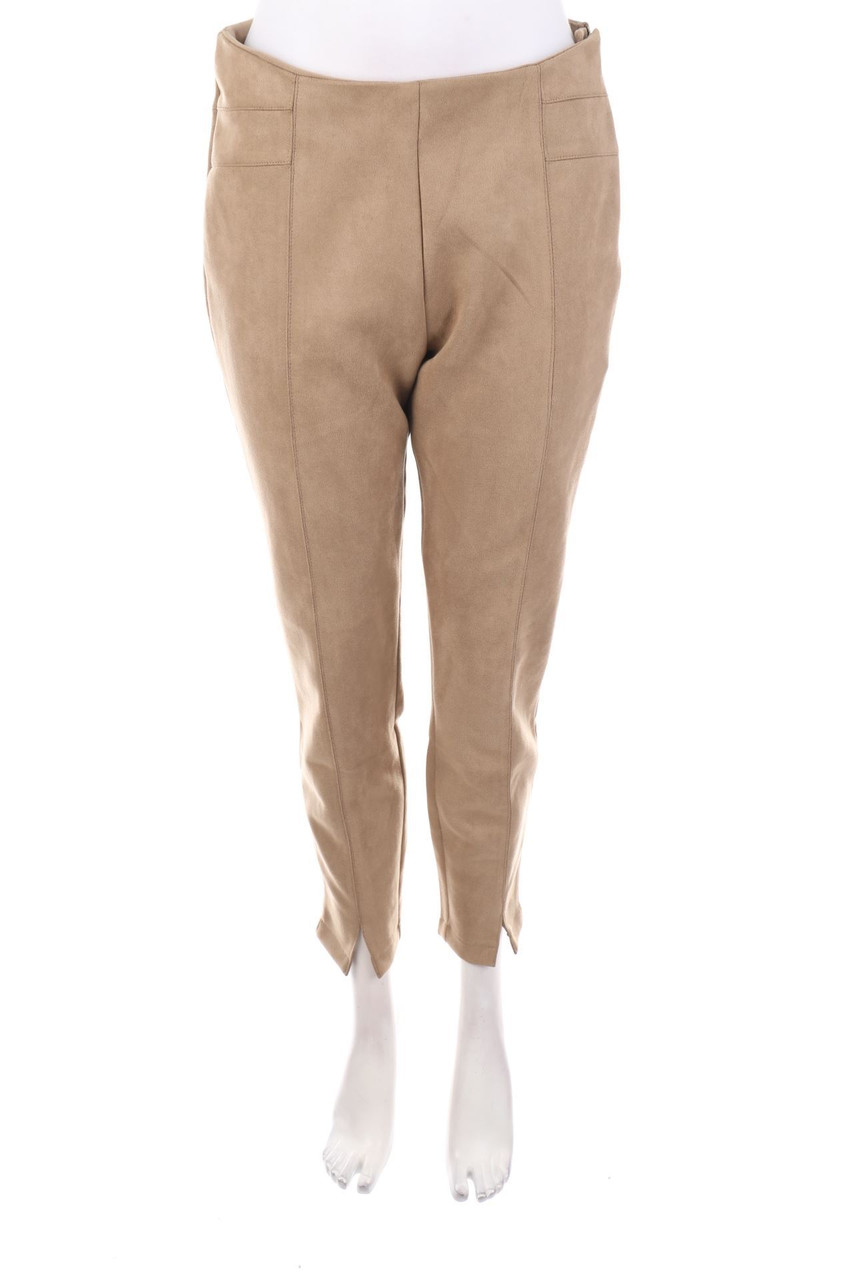 TALLY WEiJL - Kunstleder-Leggings mit Reißverschluss - D 40