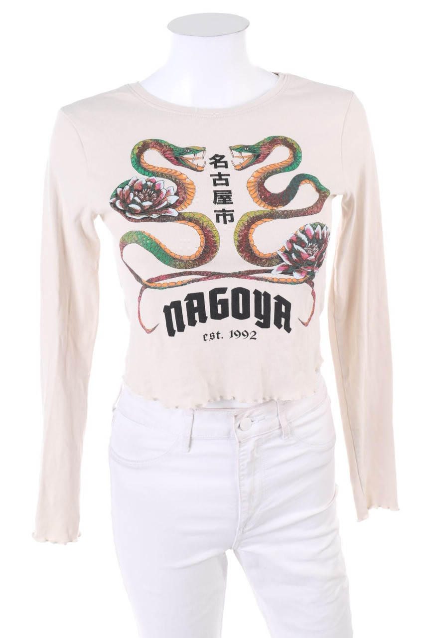 FB SISTER - Longsleeve-Shirt mit Print - S