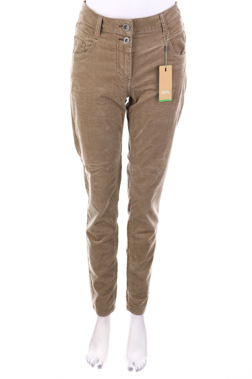 CECIL - Samt-Hose - W27