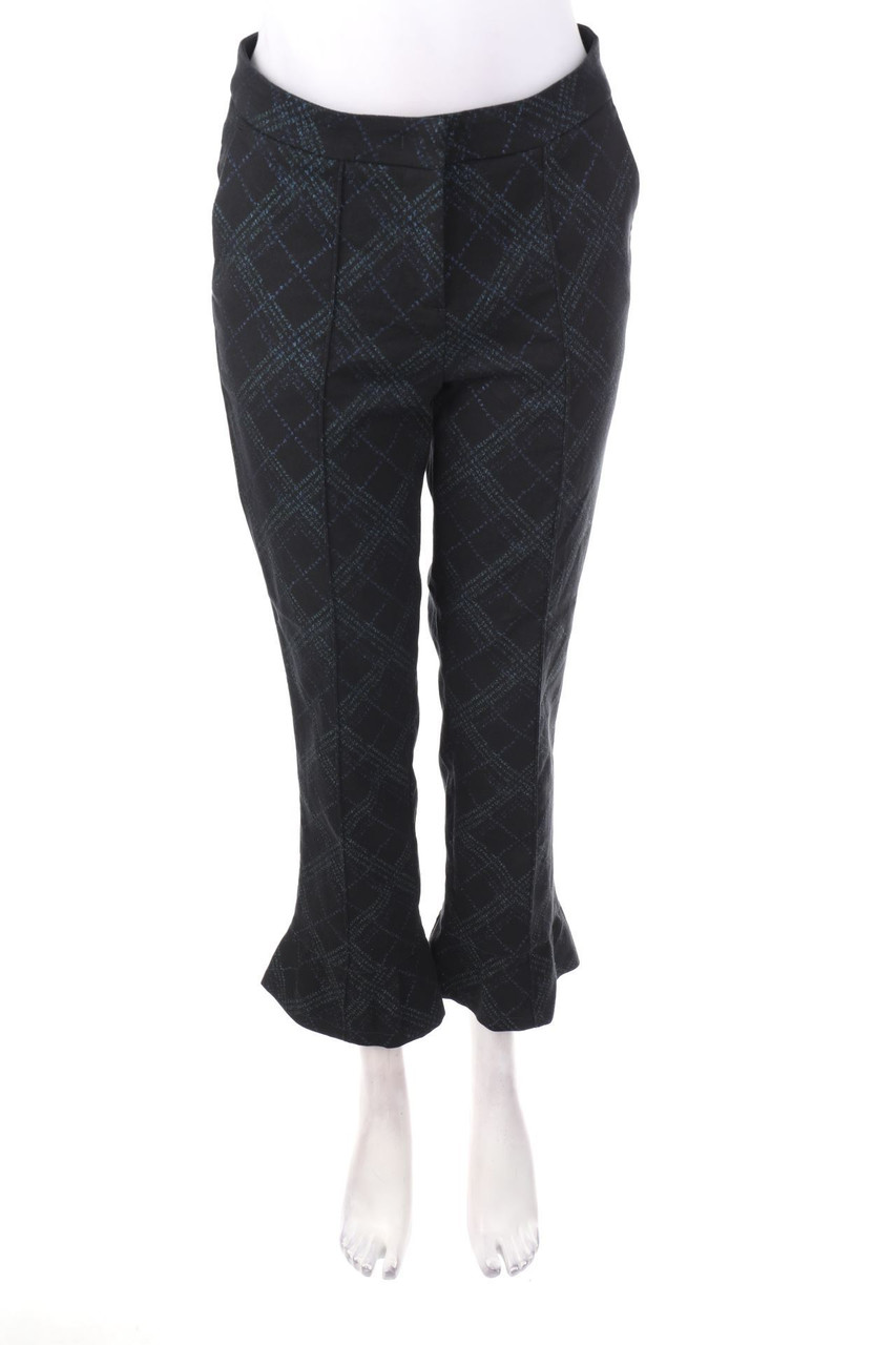 CAMBIO - Hose mit Karo-Muster mit Glitzer - W31