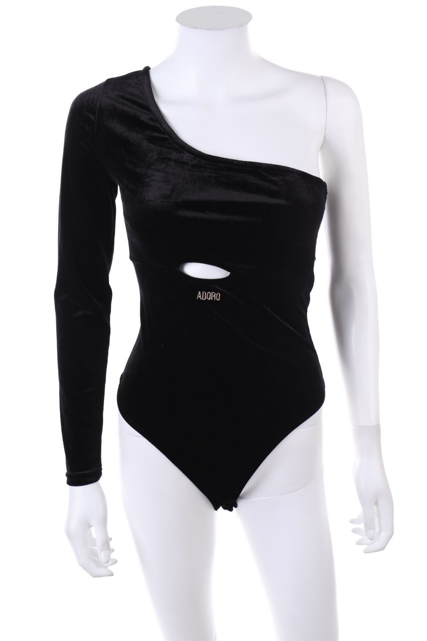 TALLY WEiJL - One Shoulder-Body aus Samt - S