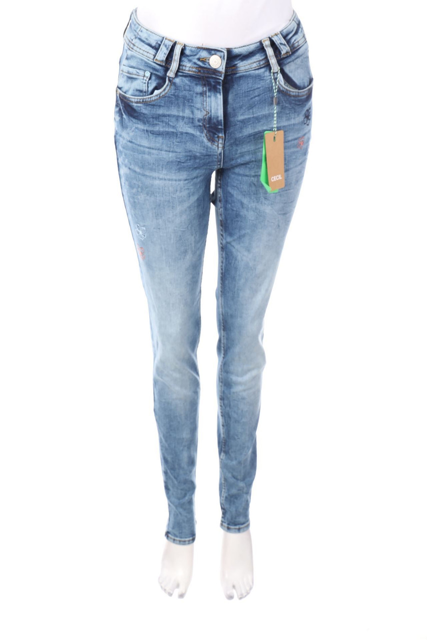 CECIL - Used Look Skinny-Jeans - W27