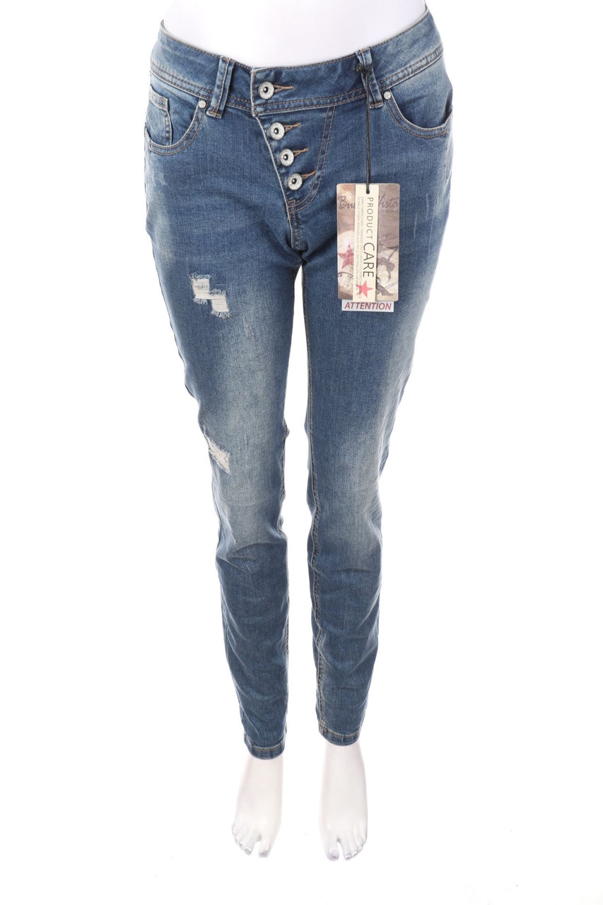 Buena Vista - Used Look Straight Cut Jeans - XS