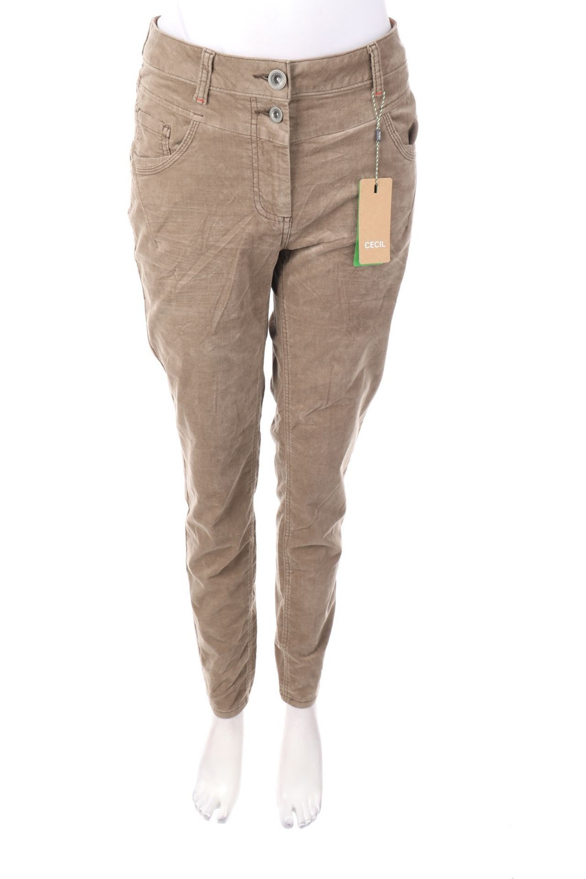 CECIL - Samt-Hose - W27