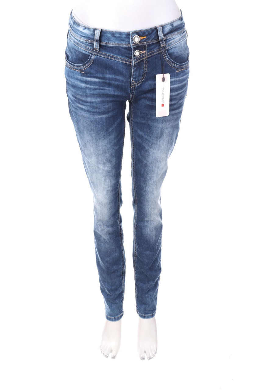 Street One - Used Look Skinny-Jeans - W26