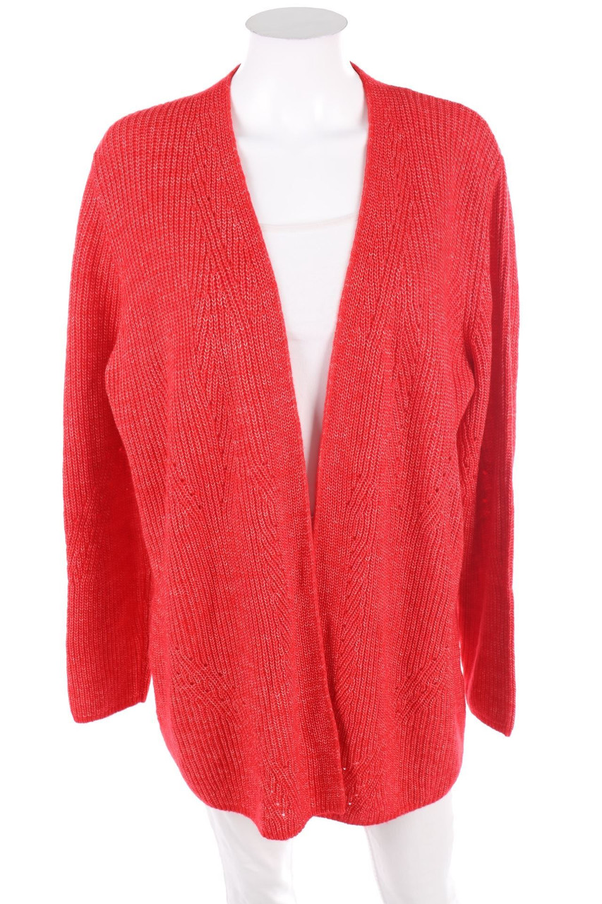s.Oliver - Cardigan mit Lochstrick-Details - D 44