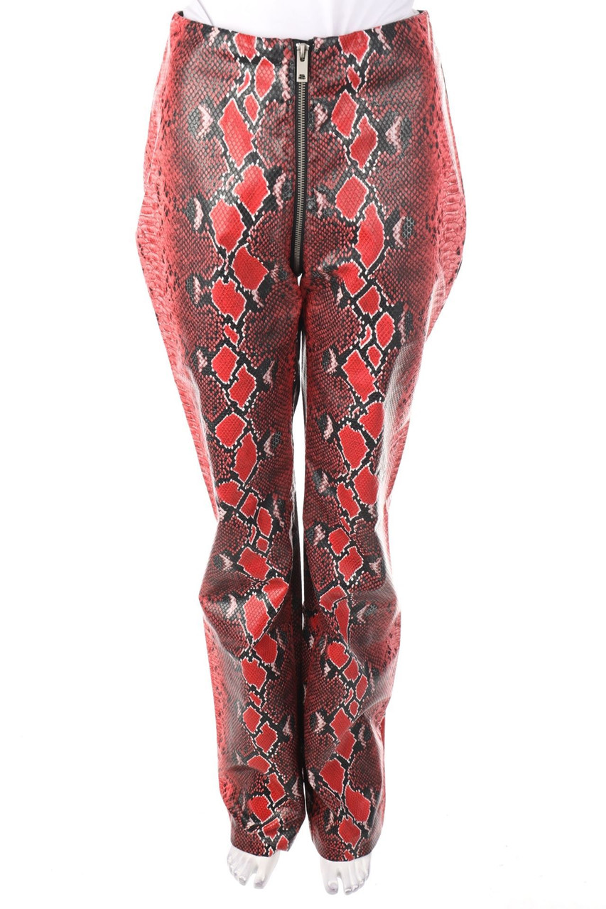 I. AM. GIA. - Y2K-Kunstleder-Leggings mit Animal-Print - M