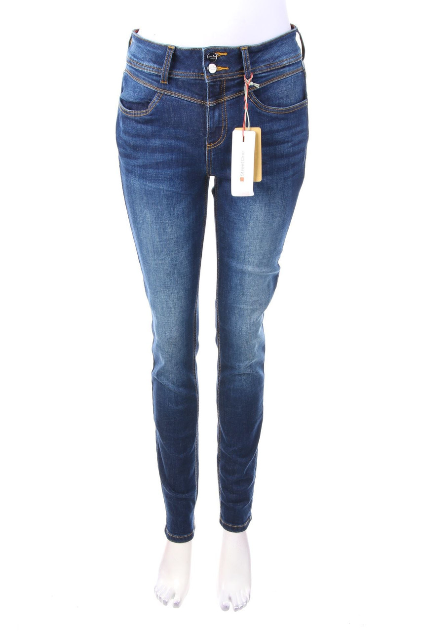 Street One - Used Look Skinny-Jeans - W27