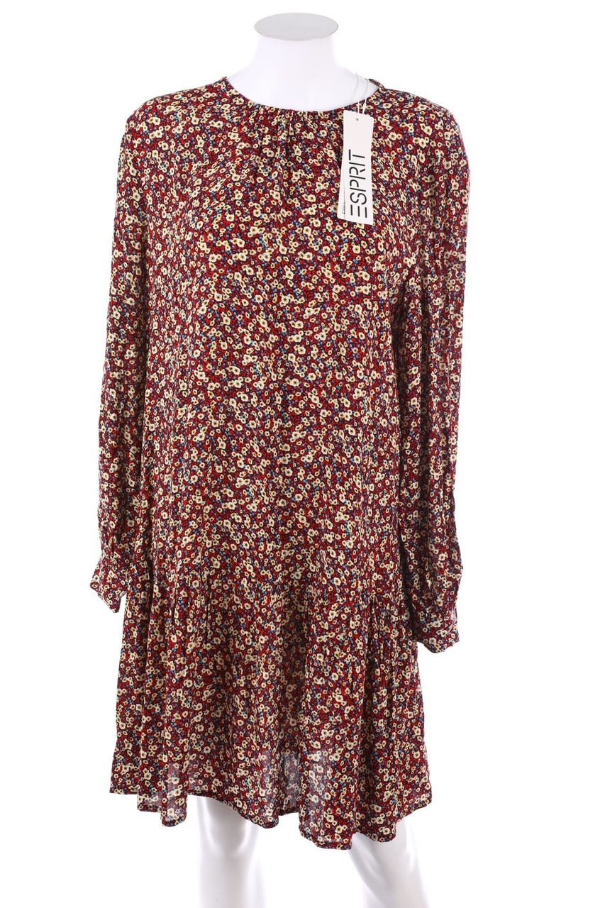 ESPRIT - Shift-Kleid mit floralem Muster - D 40