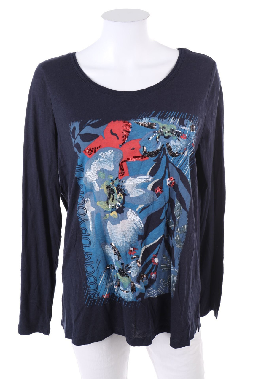 CECIL - Longsleeve-Shirt mit Print - M