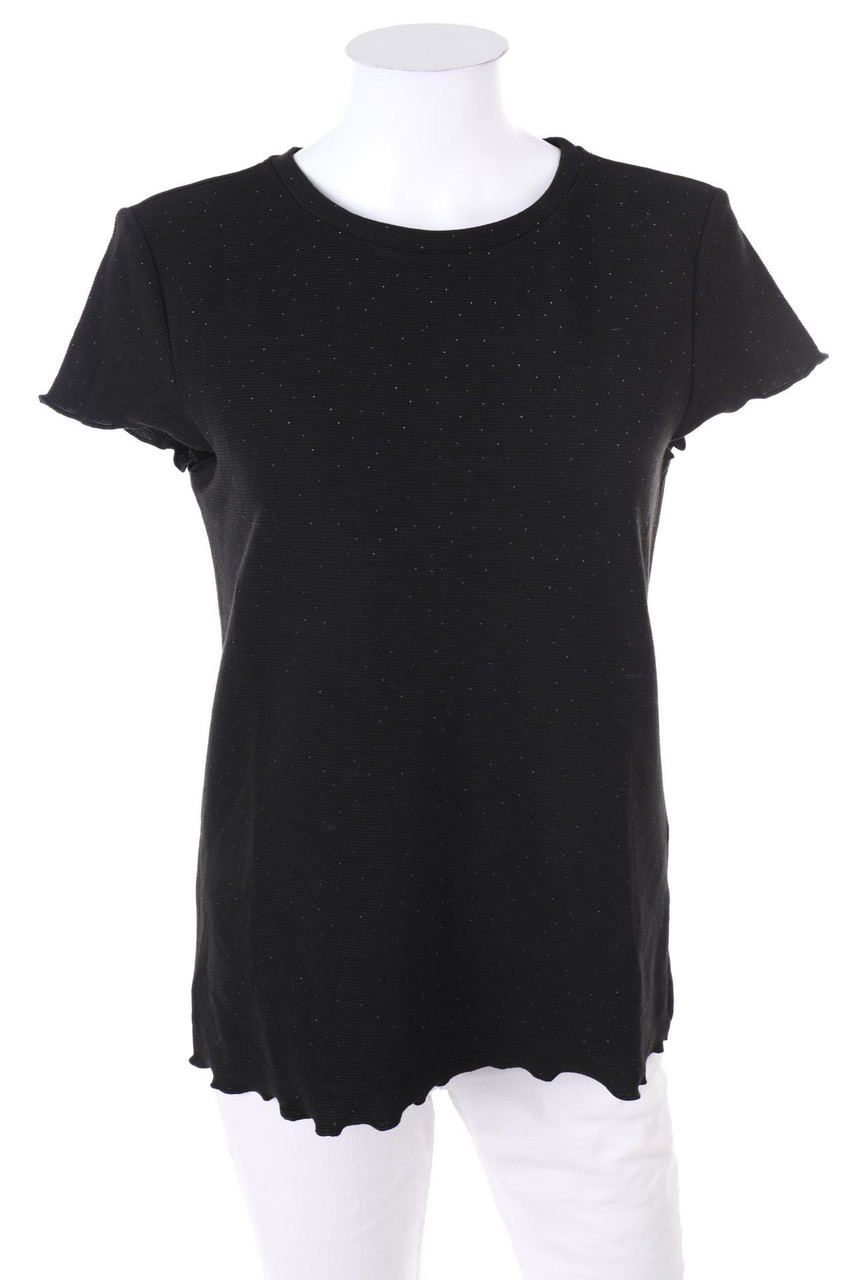 ESPRIT de corp - Kurzarm-Shirt mit Glitzer - M