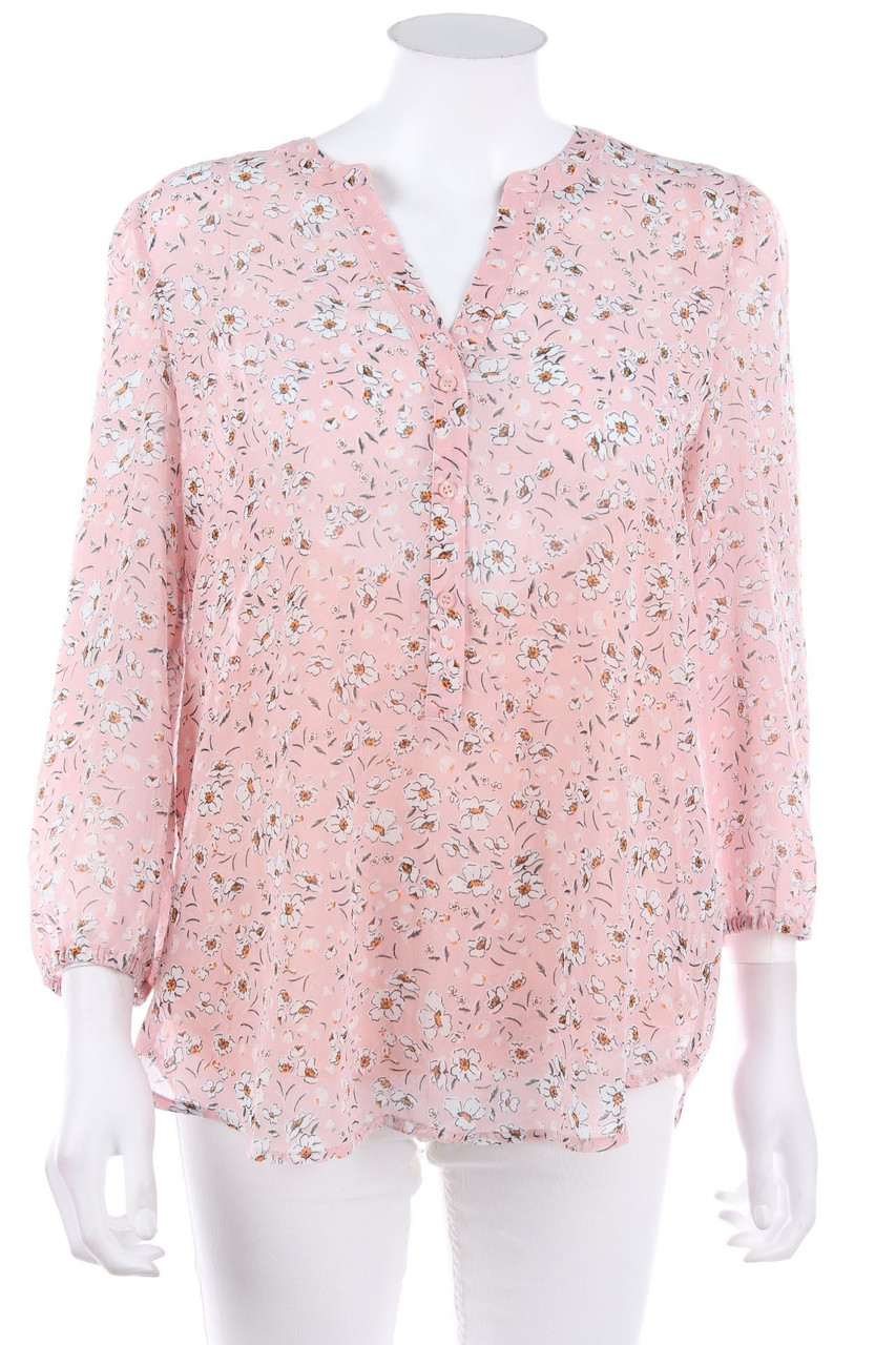 ESPRIT - Bluse mit floralem Muster - D 38