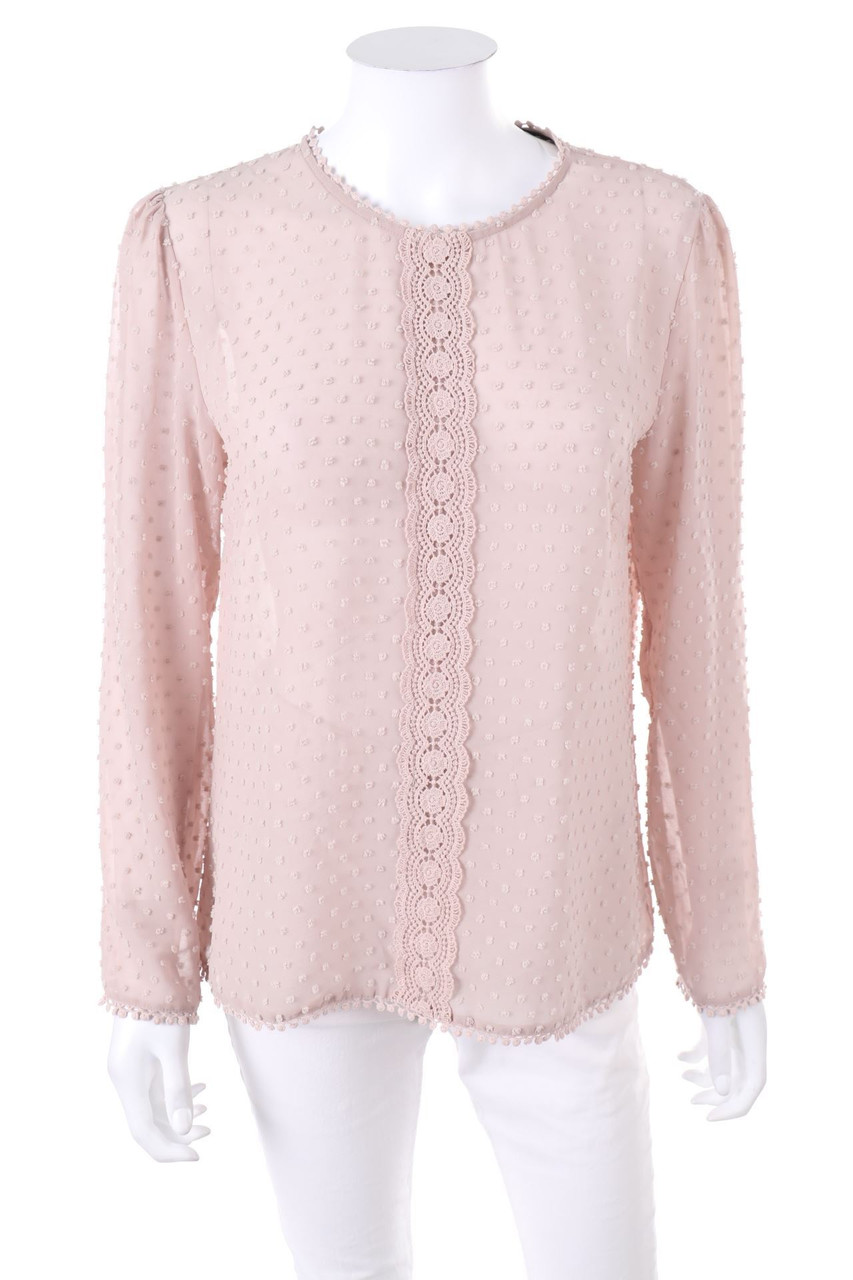 HALLHUBER - Bluse mit Muster - D 40