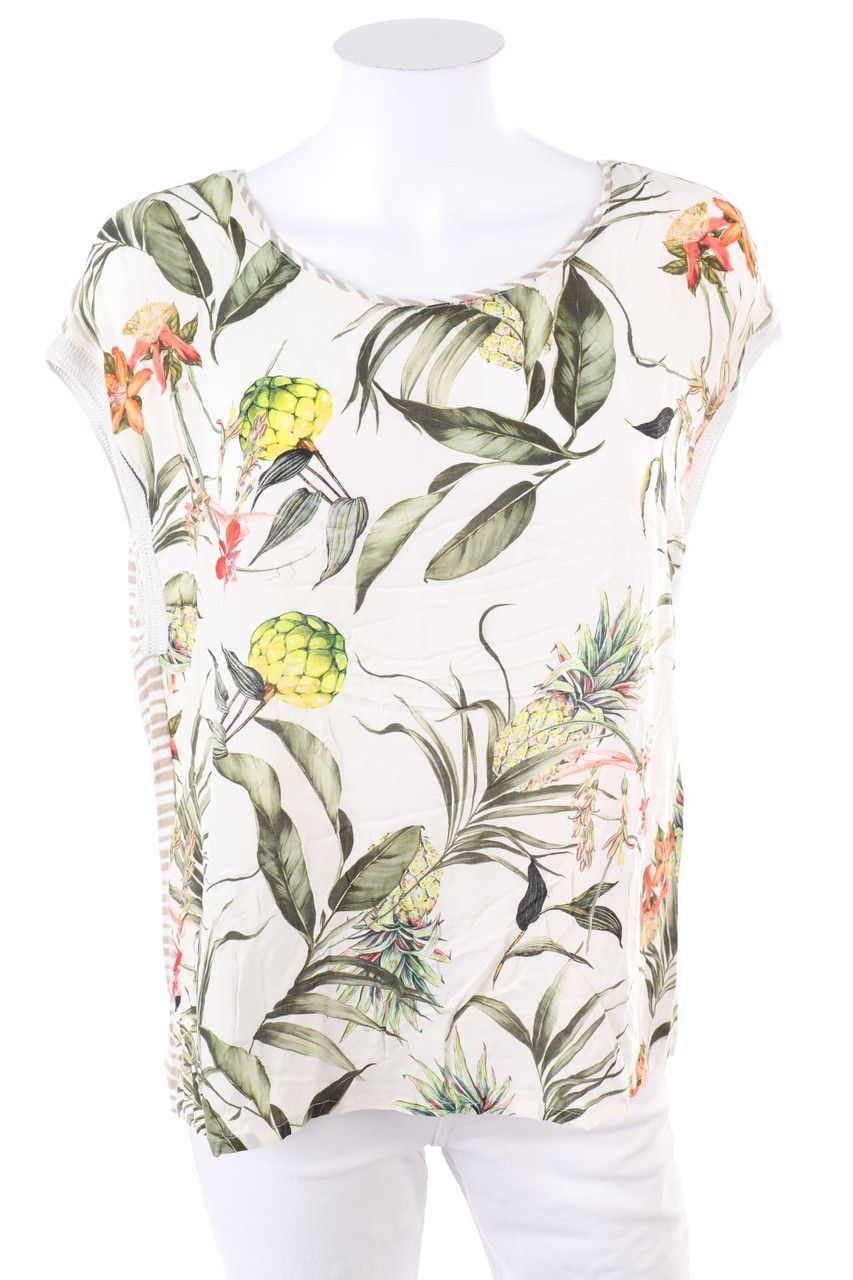 Le Comte - Blusentop mit Blumen-Print - D 42