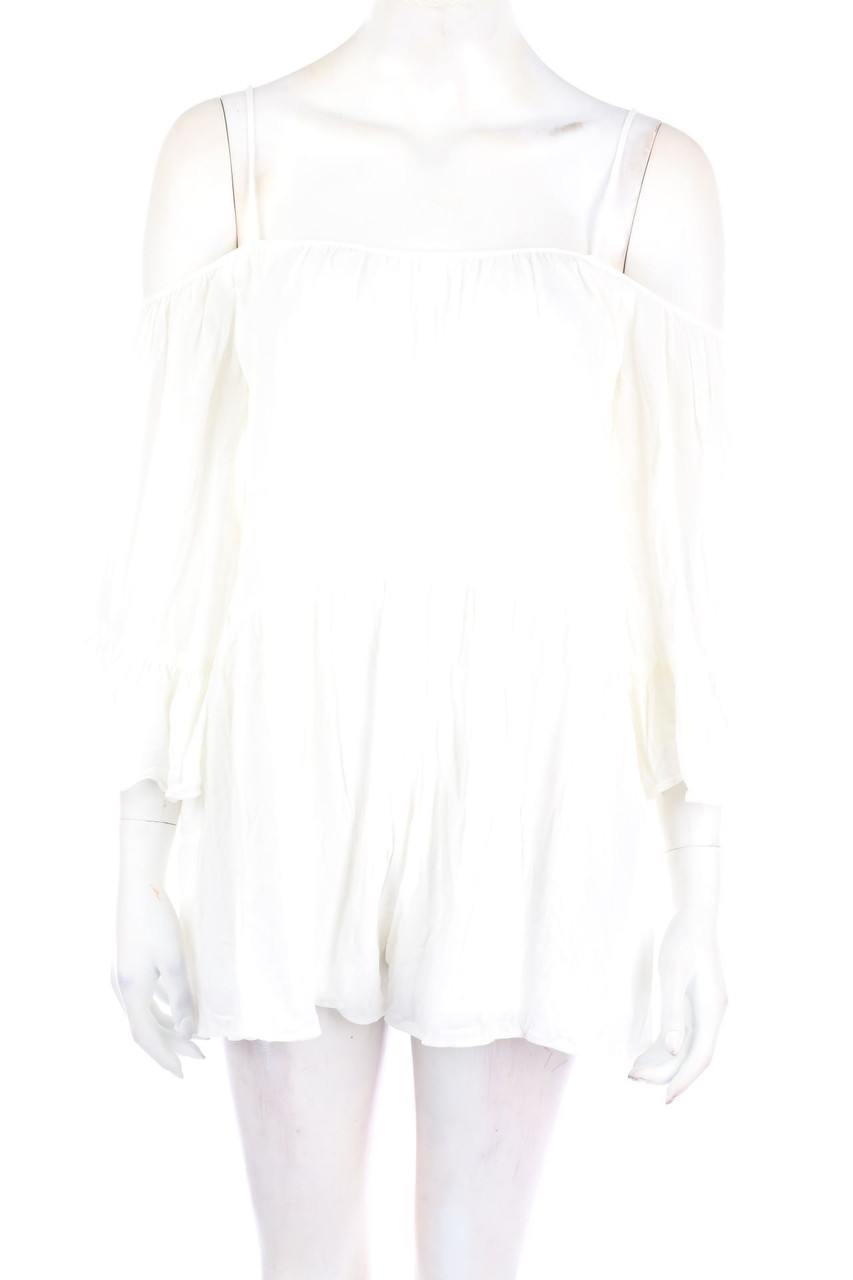 ZARA TRF - Bluse mit Raffungen - S