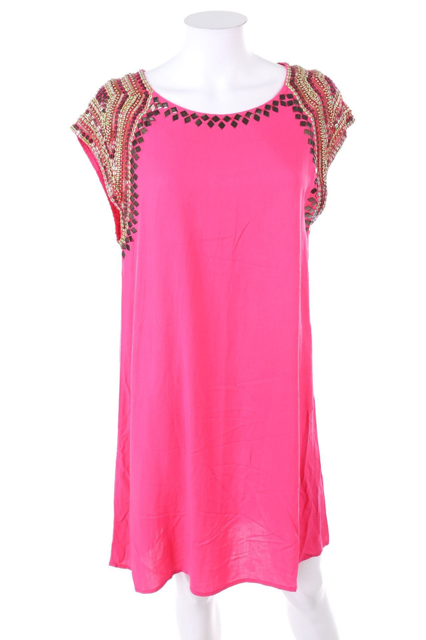 alberto bini - Boho-Kleid mit Applikationen - M