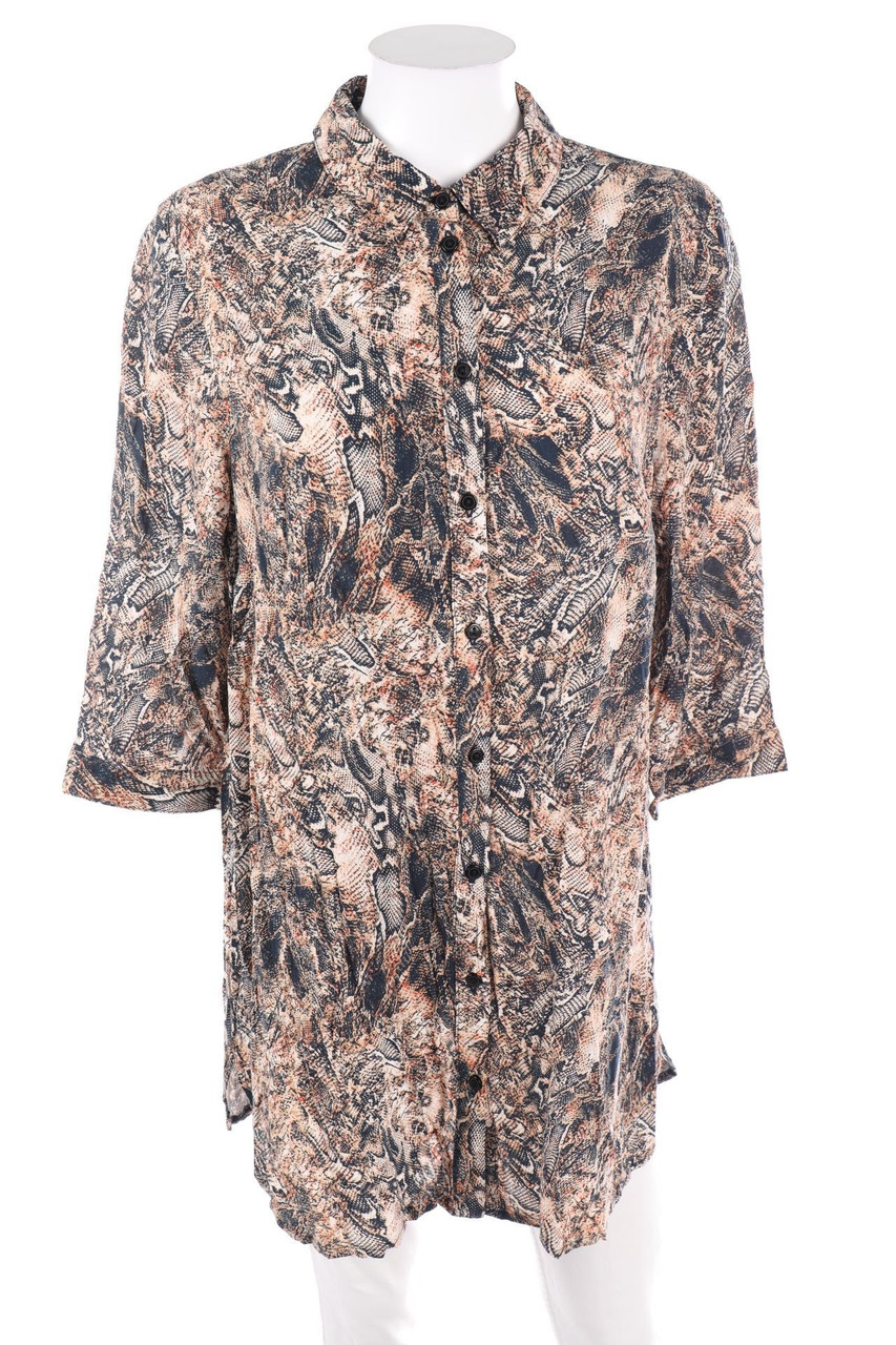 MIAMODA - Blusenkleid mit Print - D 42-44