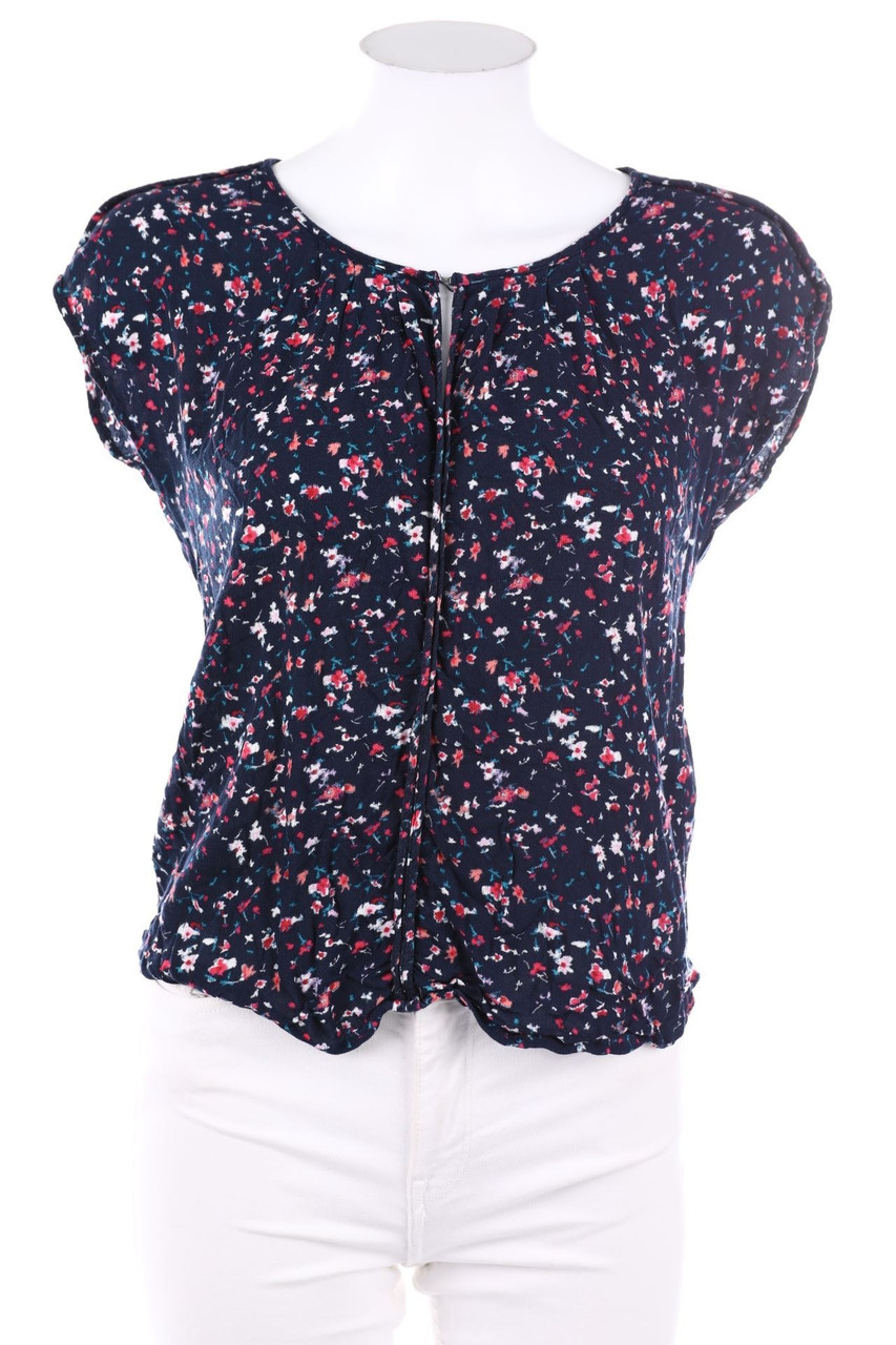 s.Oliver - Bluse mit Print aus Viskose - D 36