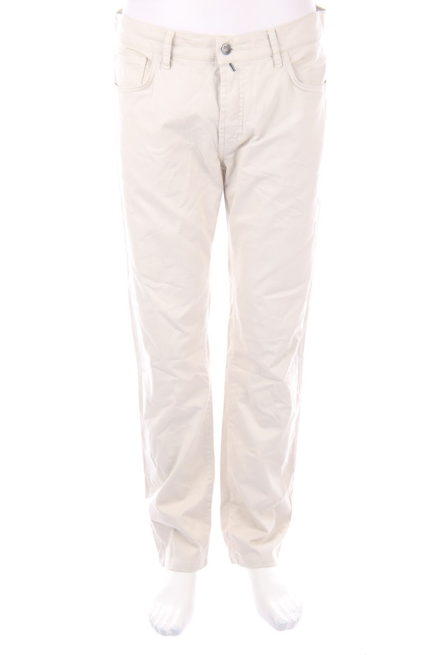 LBS Sportiv - Slim Jeans mit Leder-Details - 48