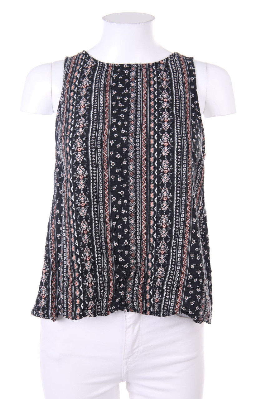 CLOCKHOUSE by C&A - Print-Blusentop mit Schlitz - D 38