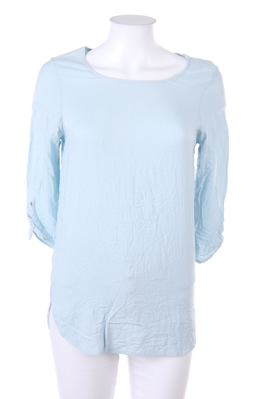 VERO MODA - Bluse mit Krempel-Ärmeln - S