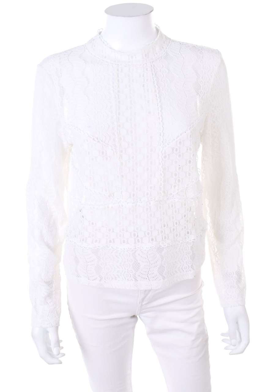 H&M DIVIDED - Boho-Bluse aus Spitze - D 40