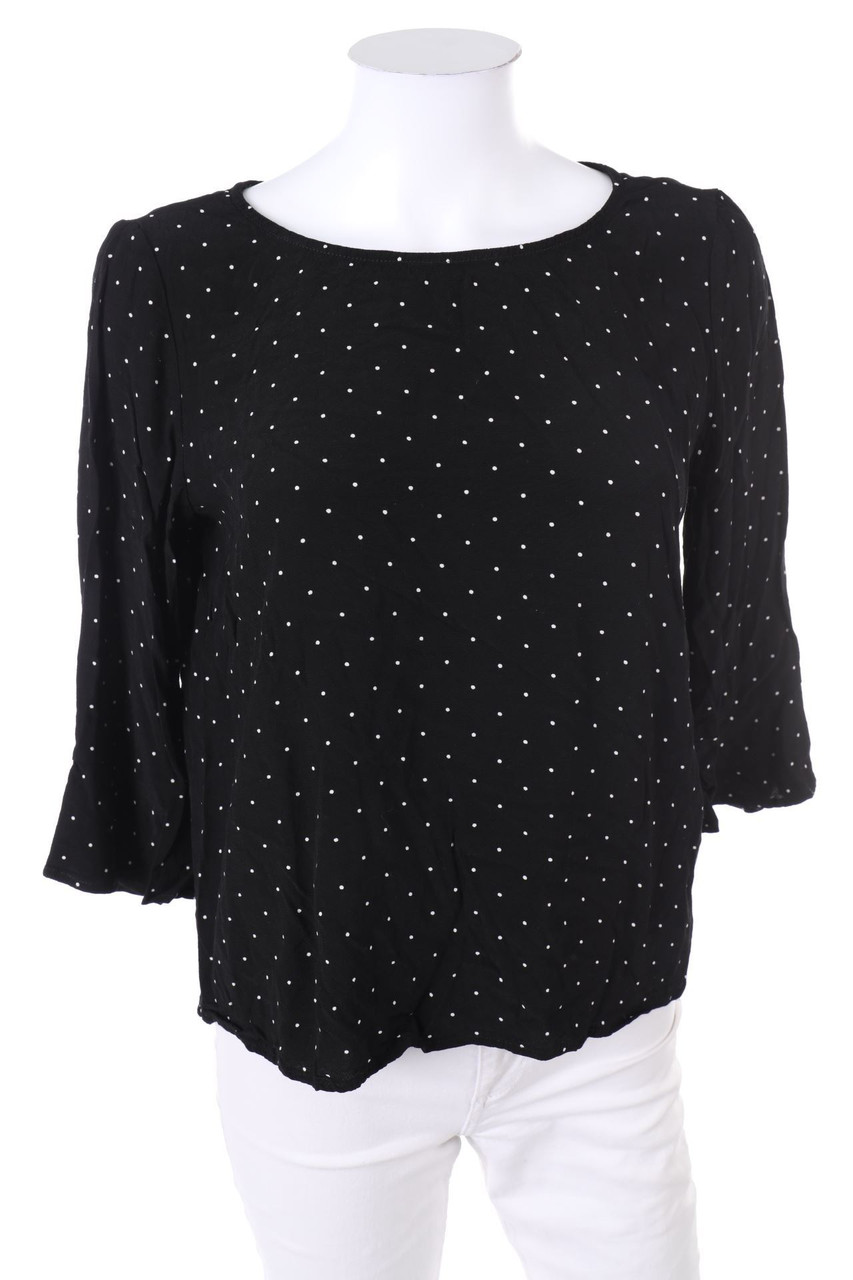 ESPRIT - Bluse mit 3/4-Ärmel mit Polka Dots - D 38