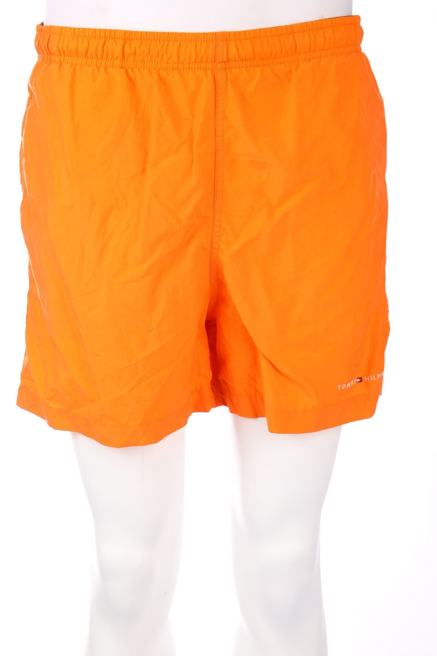 TOMMY HILFIGER - Schwimm-Shorts mit Logo-Stickerei - S