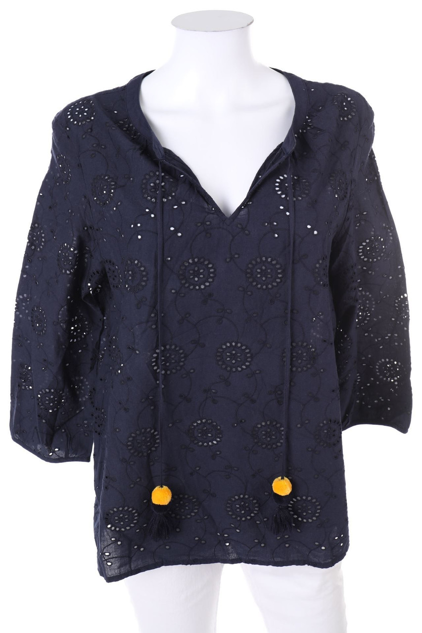 s.Oliver - Bluse mit 3/4-Ärmel aus Lochspitze - D 36