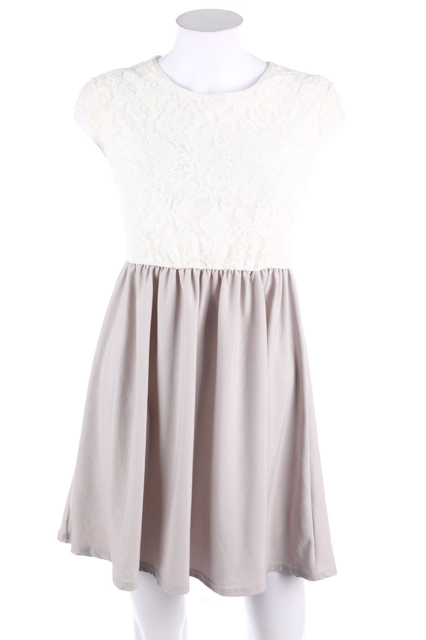 Ohne Label - Party-Kleid mit Spitze - M