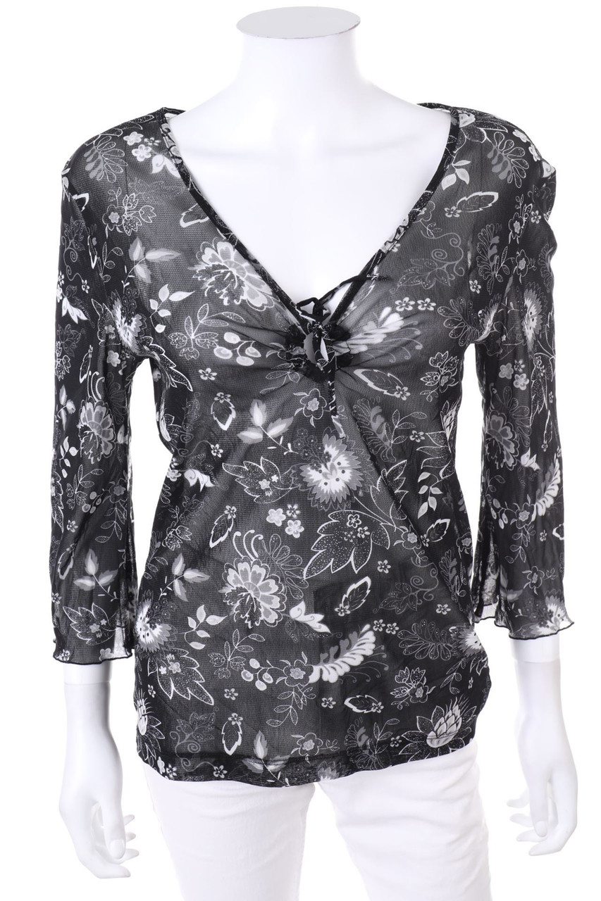 s.Oliver - Y2K-Bluse mit Raffungen - M