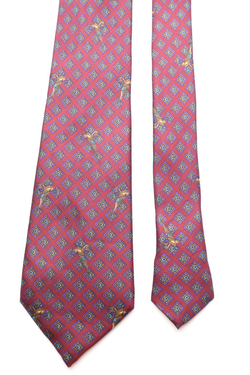 Esterel - Seiden-Krawatte mit Print