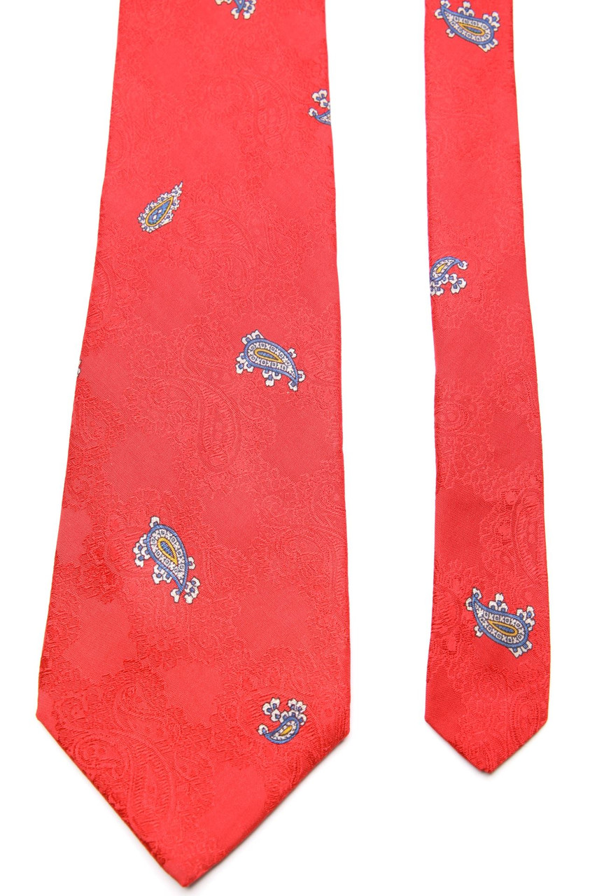 SECONDHAND - Seiden-Krawatte mit Paisley-Muster