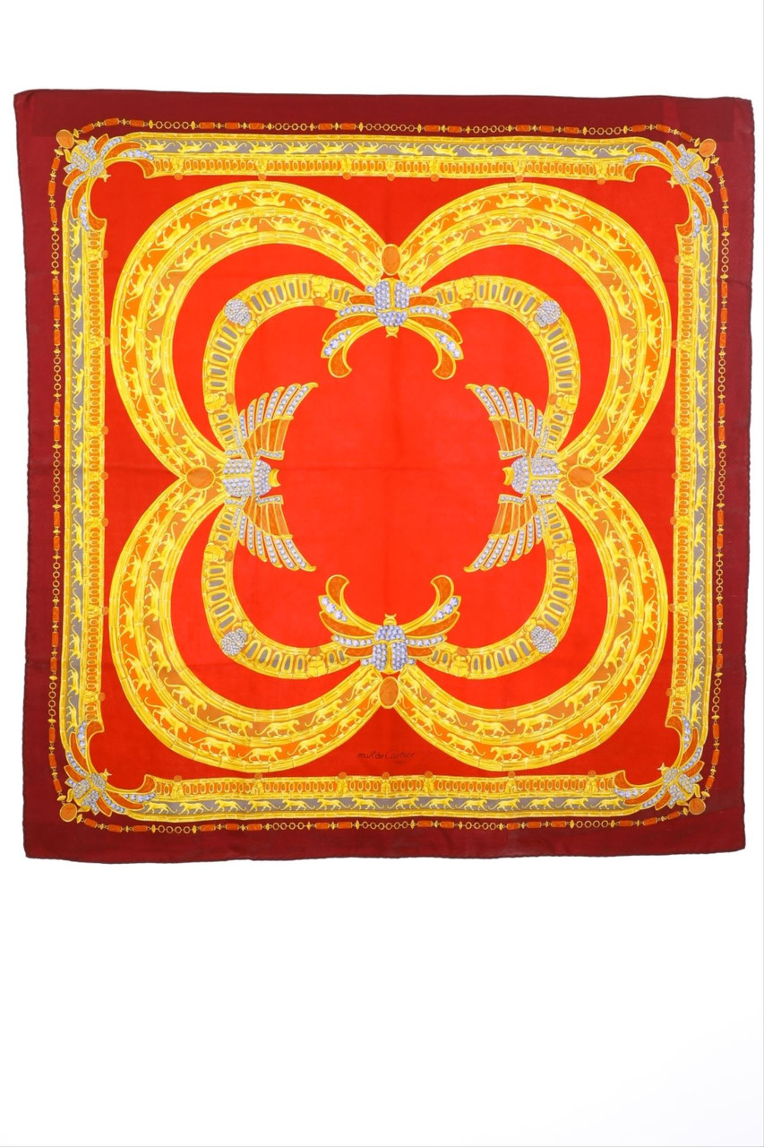 must de Cartier PARIS - Seidentuch mit Print - ONE SIZE