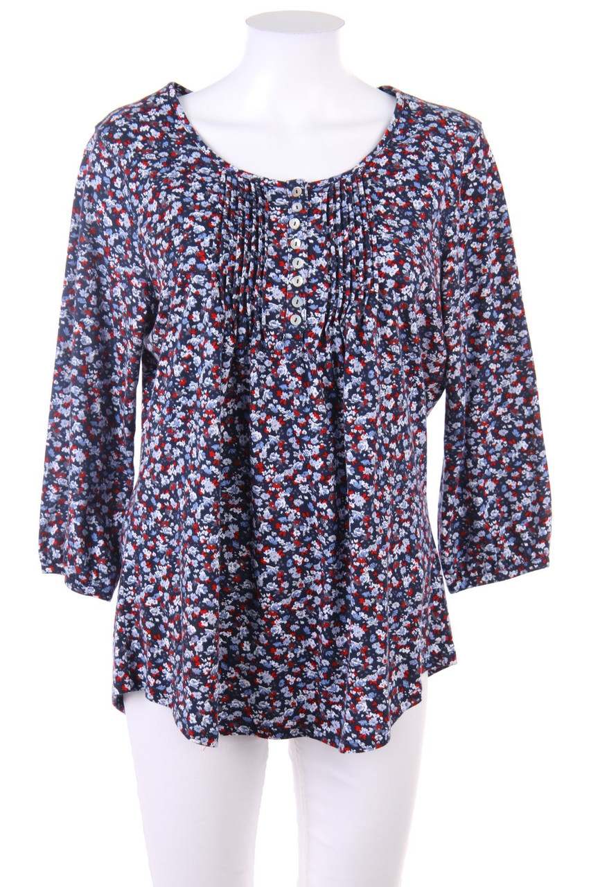 VIA CORTESA - Bluse mit Biesen - D 44