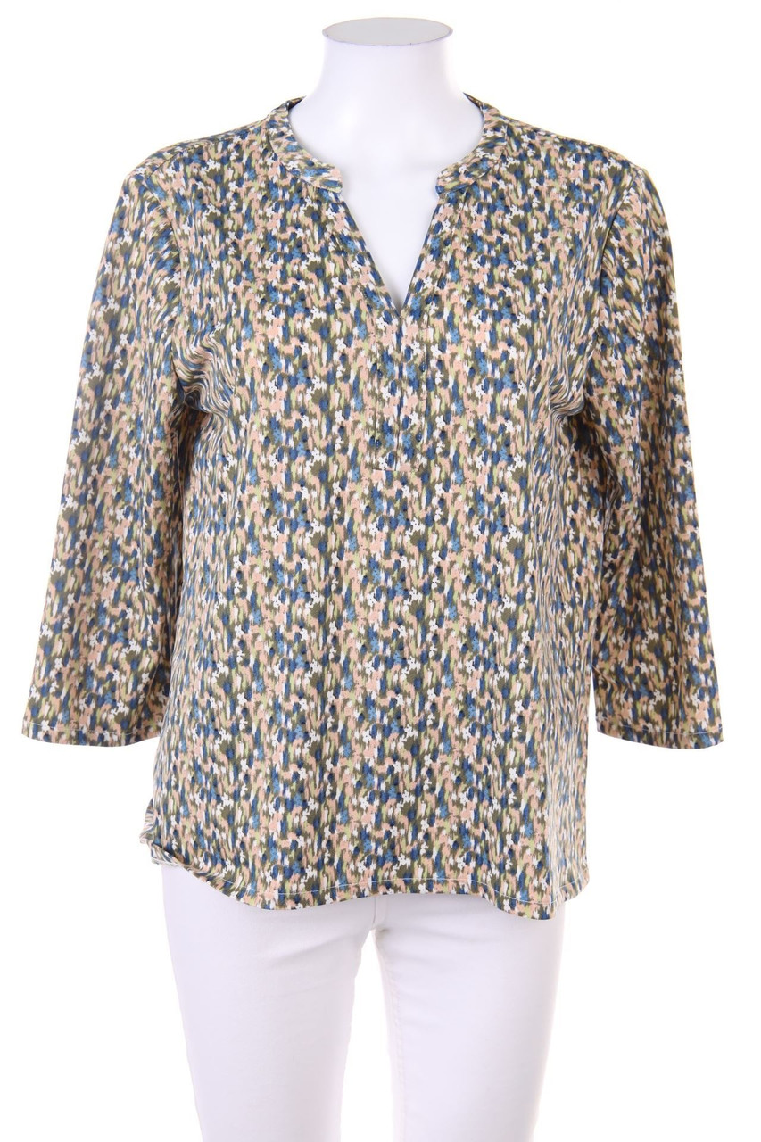 CORTEFIEL - Bluse mit 3/4-Ärmel mit Print - L