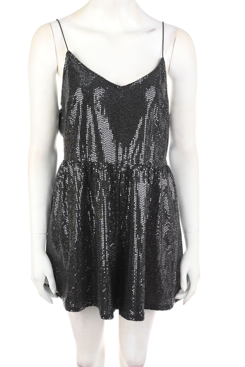 H&M DIVIDED - Playsuit mit Pailletten - L