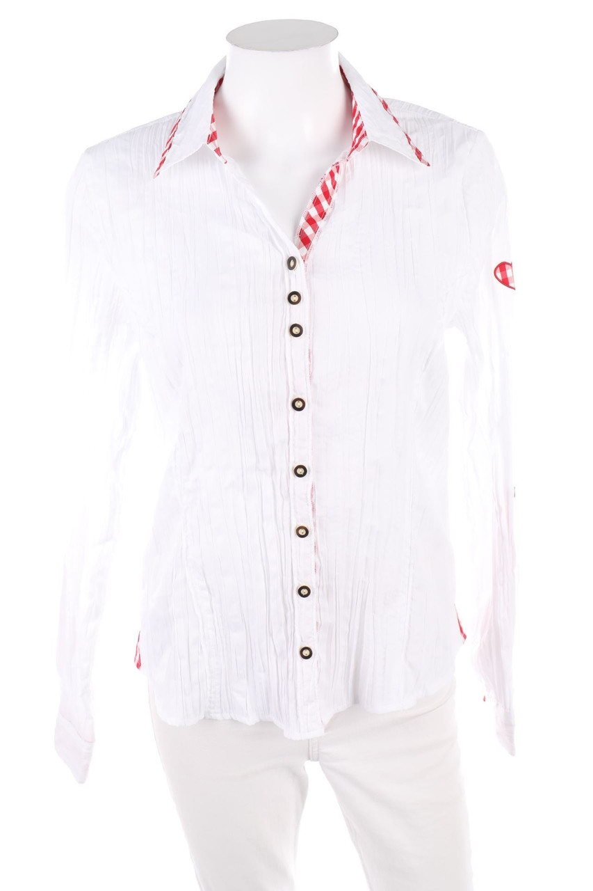 LANDHAUS - Plissee-Bluse - D 38