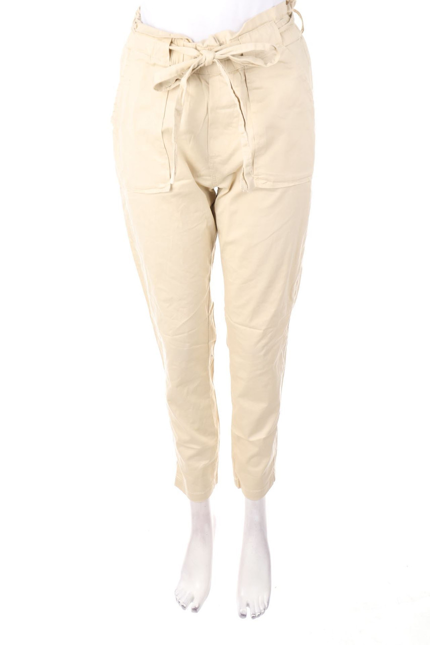 FB SISTER - Paperbag-Hose mit Gürtel - S