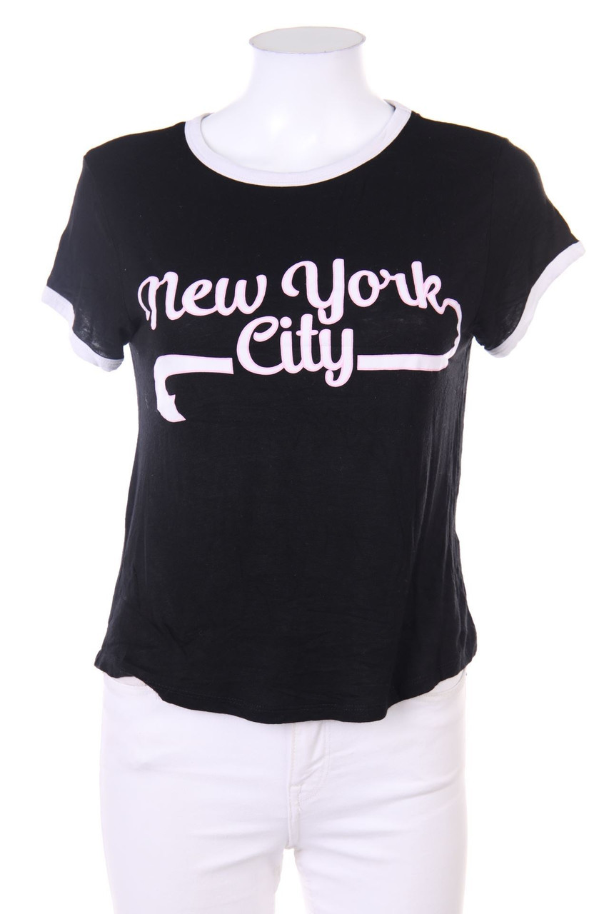 FB SISTER - Kurzarm-Shirt mit Statement-Print - S