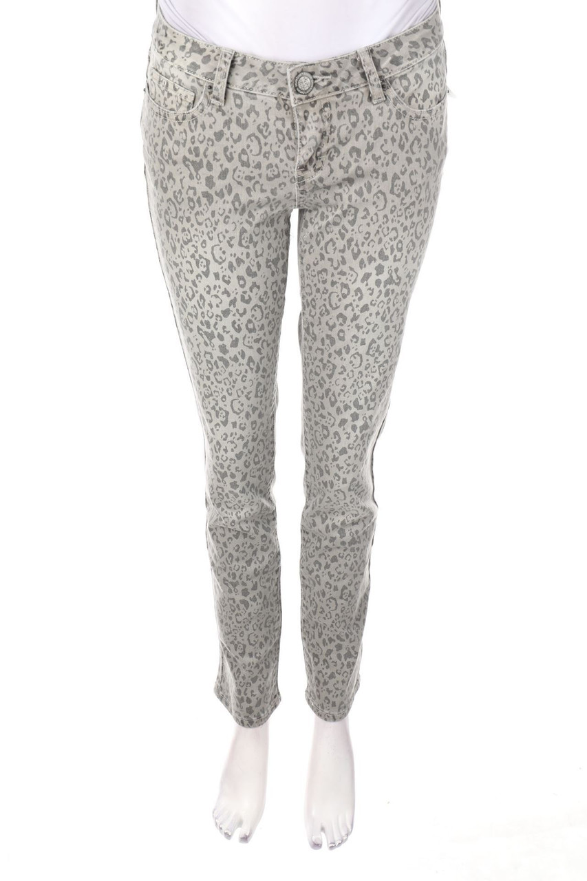 Laura Scott - Slim Jeans mit Animal-Print - D 36