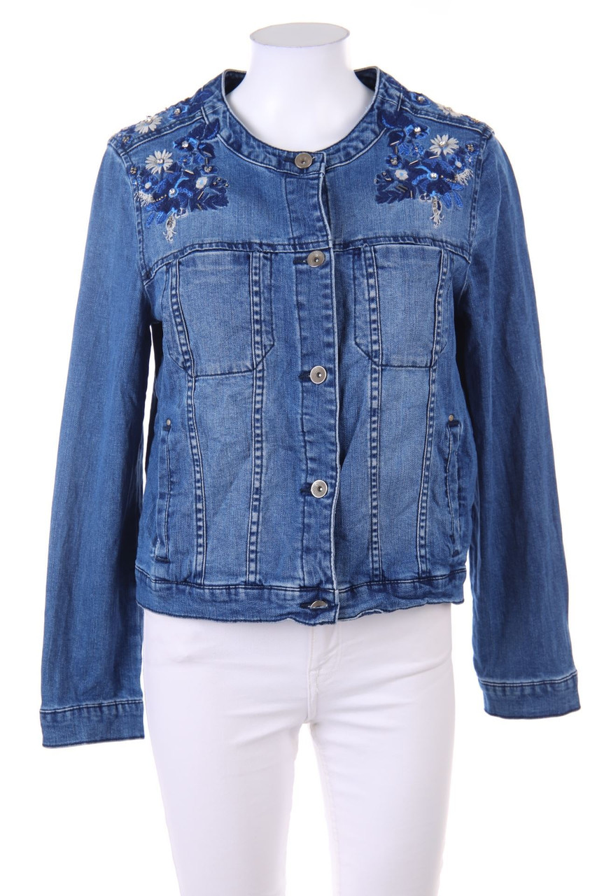 BRÉAL - Jeans-Jacke mit Stickereien - D 40
