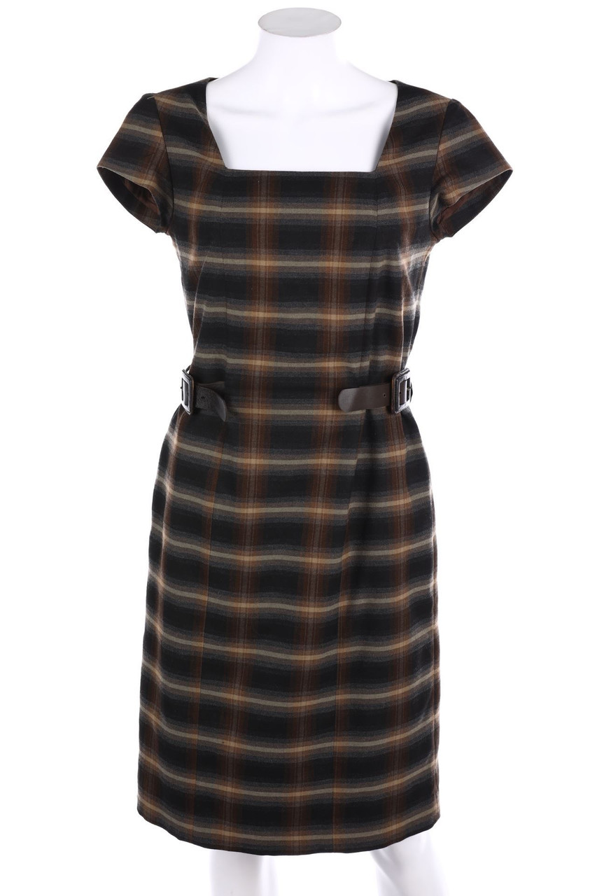 Lanidor - Midikleid mit Karo-Muster - D 36