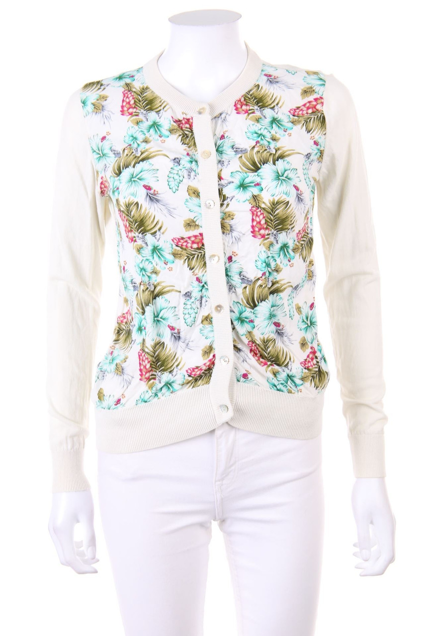 ADA GATTI - Cardigan mit Blumen-Print - M