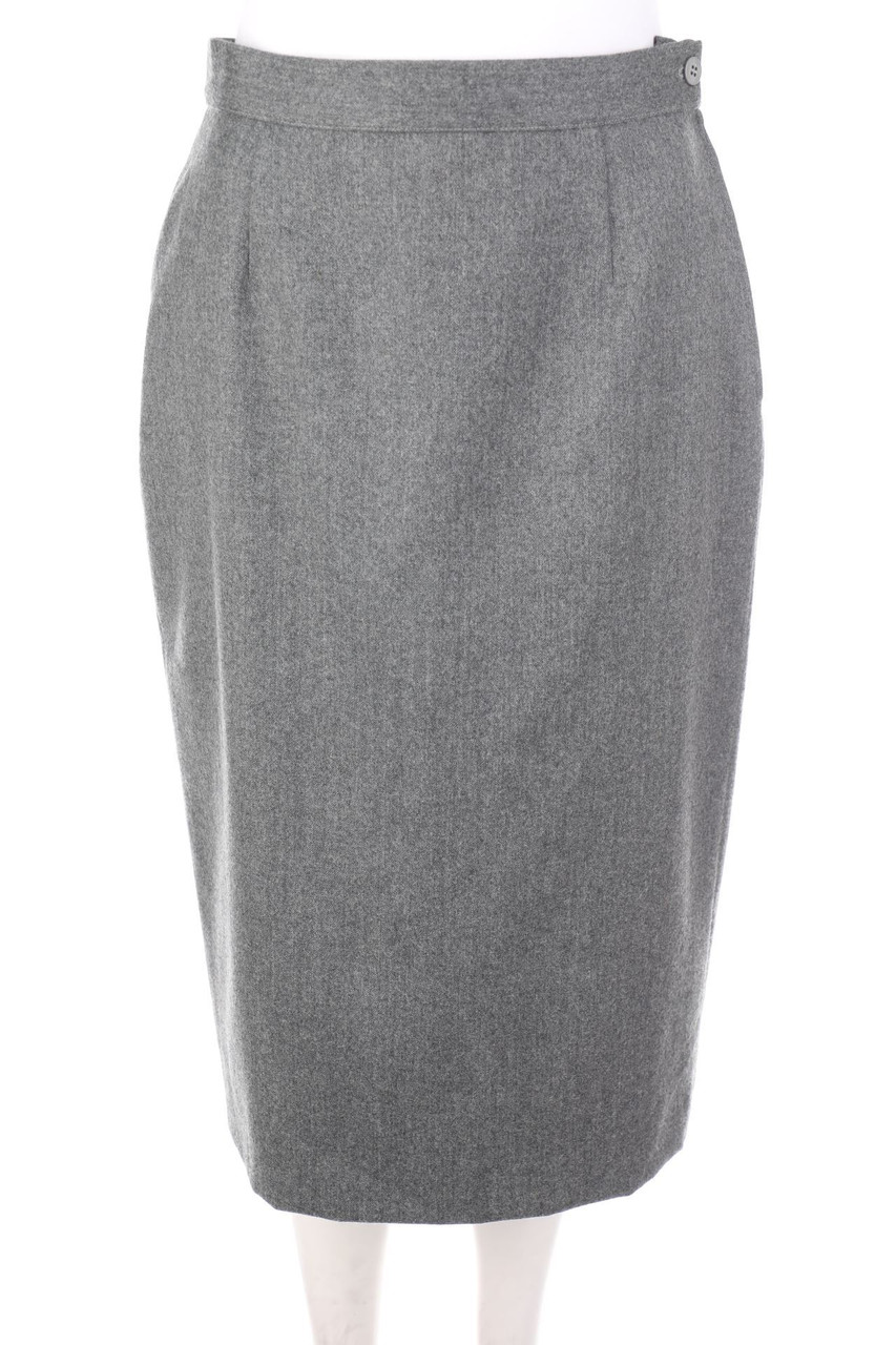 GIANFRANCO FERRE FORMA - Rock aus Schurwolle mit Schlitz - D 38