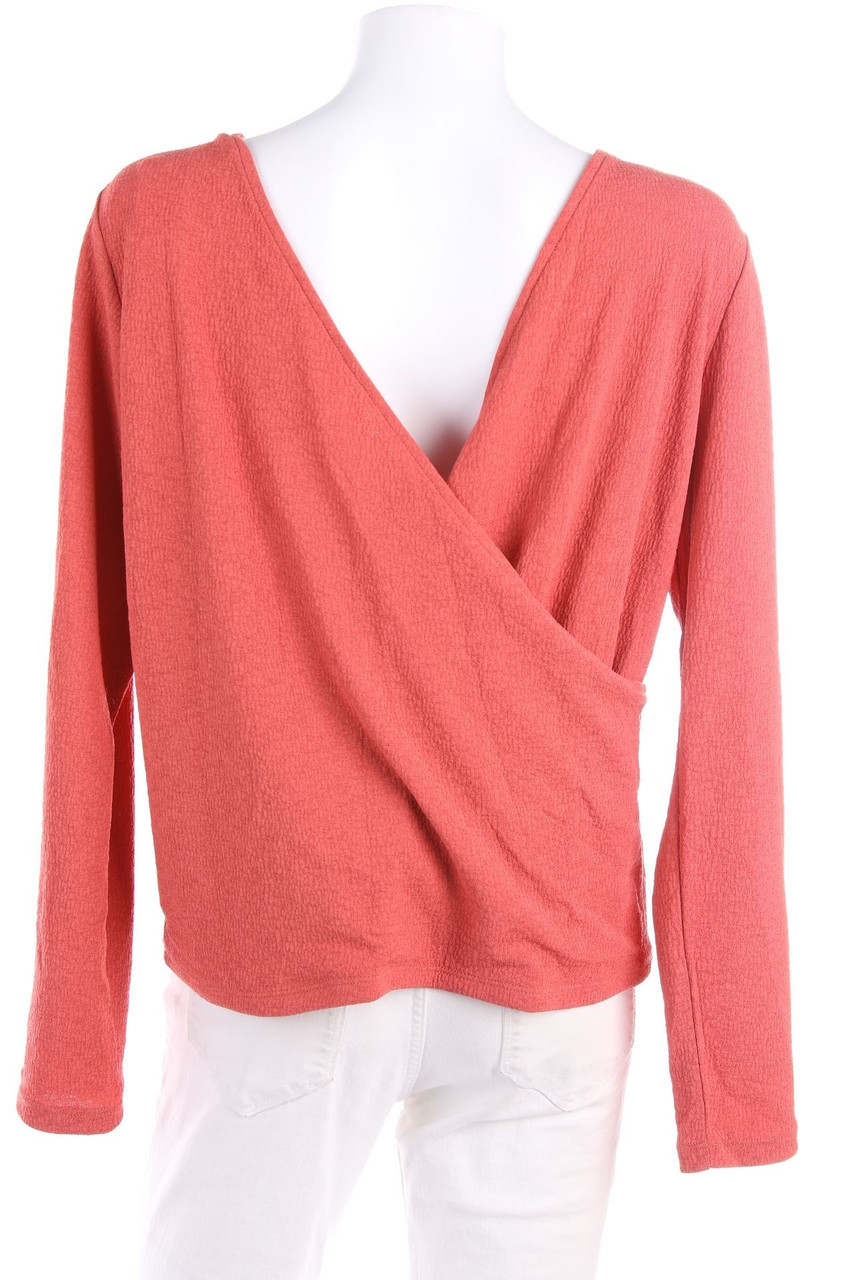 H&M - Bluse in Wickel-Optik mit tiefem Rückenausschnitt - M