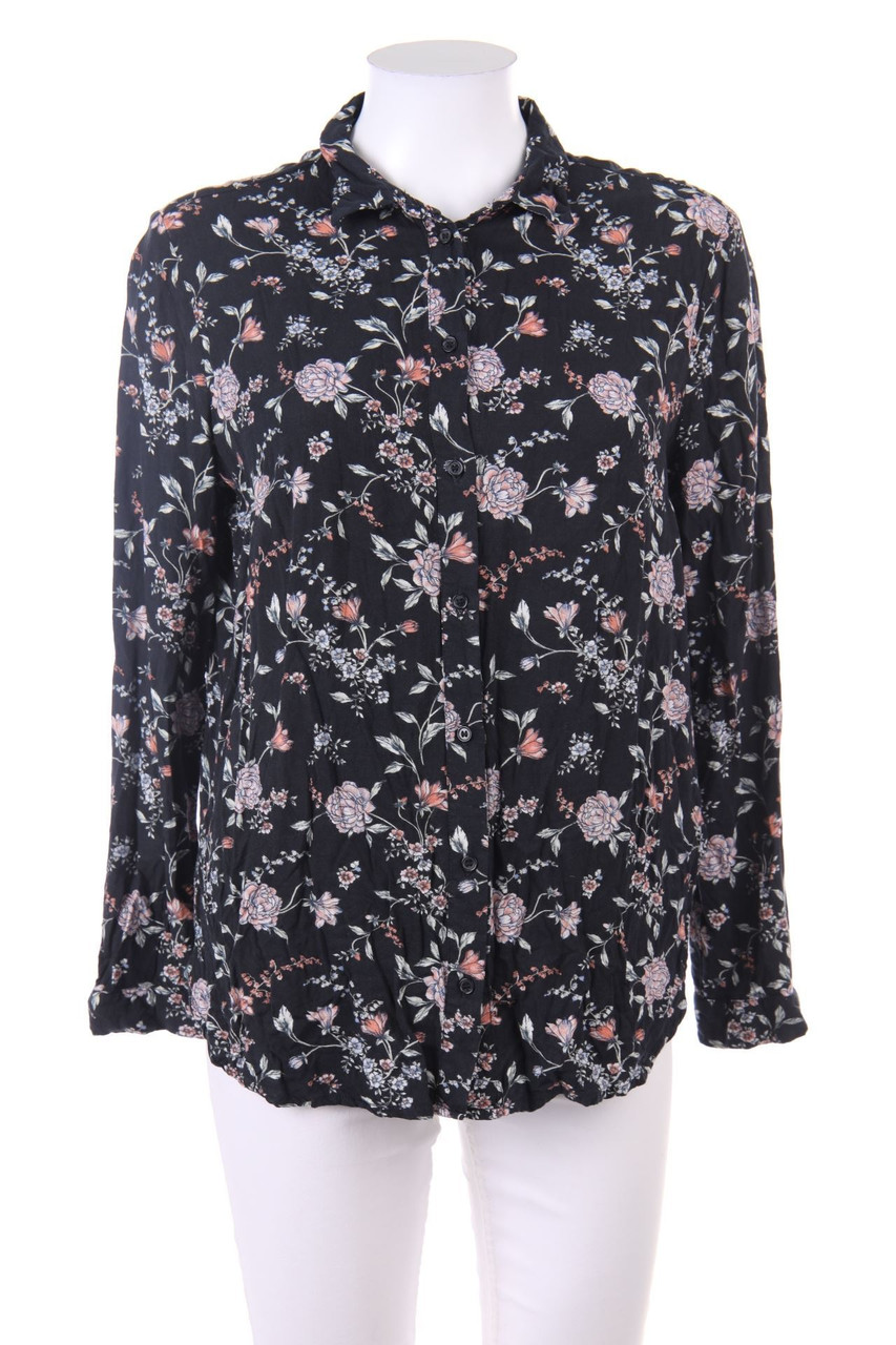 H&M DIVIDED - Hemd-Bluse mit Blumen-Print - D 36