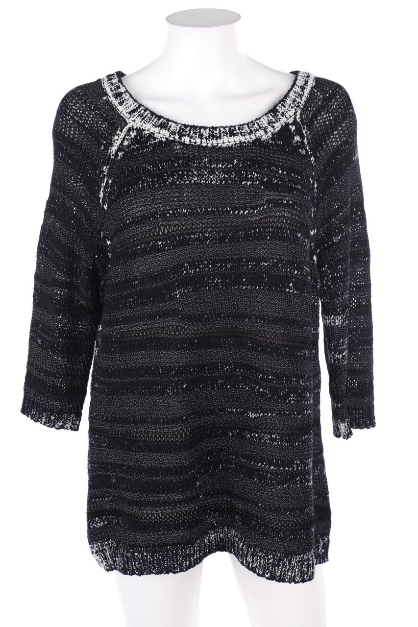 Ohne Label - Strick-Pullover mit 3/4-Ärmel - L